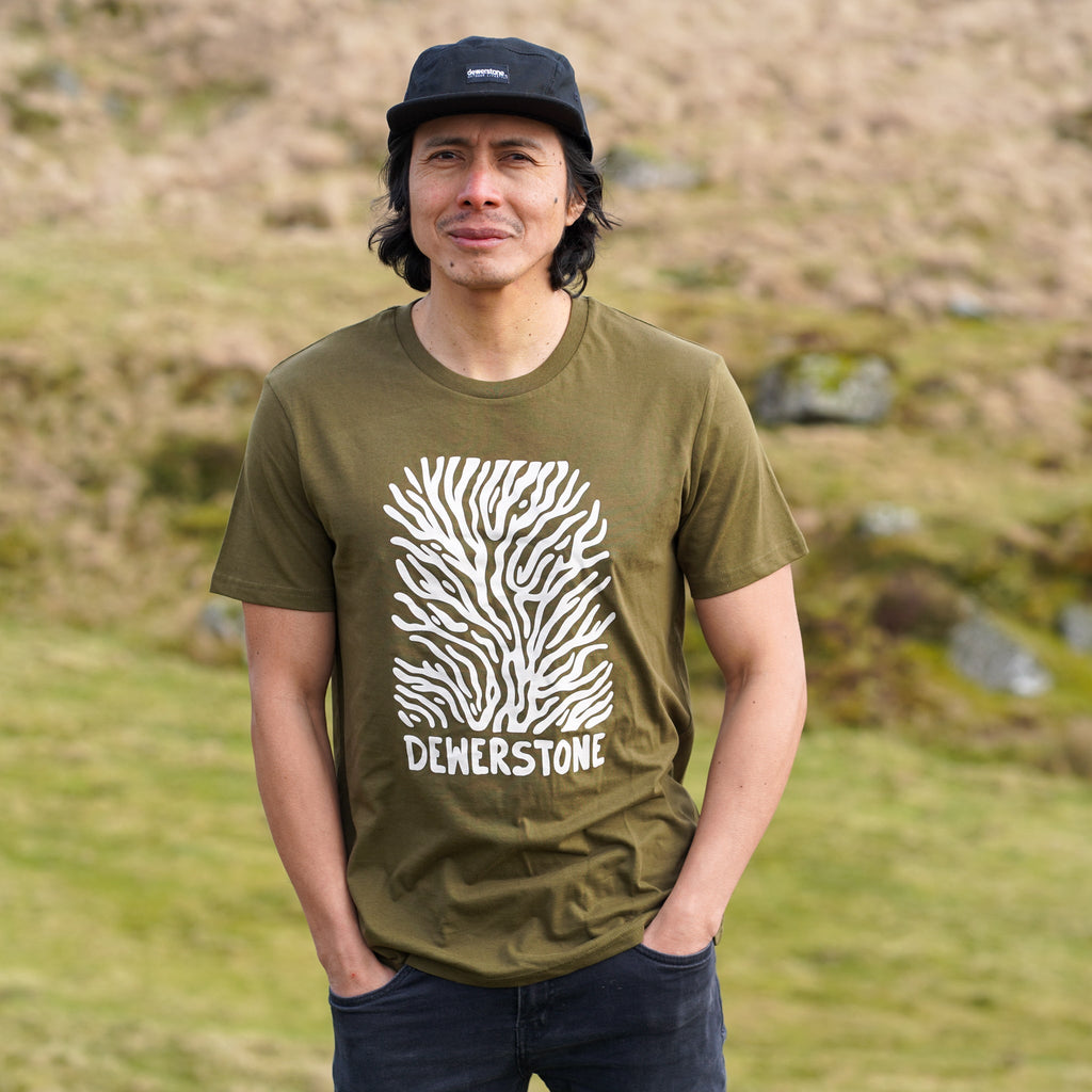 sustainable tee - save the trees - ethical clothing for men
