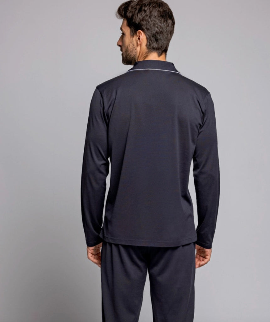 sexy navy 100% cotton pyjama for men