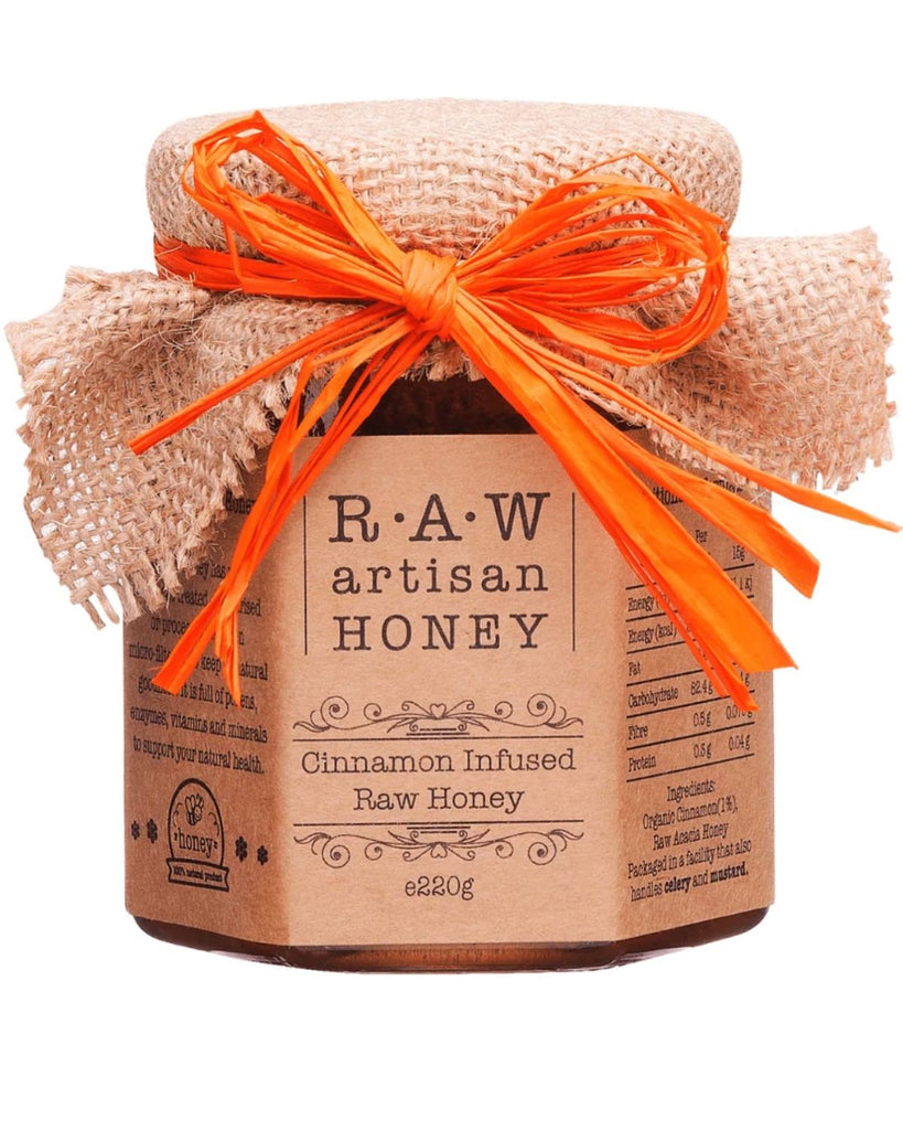 cinnamon infused raw honey