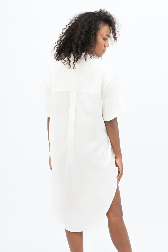 white shirt dress - Sustainable Women's Dresses