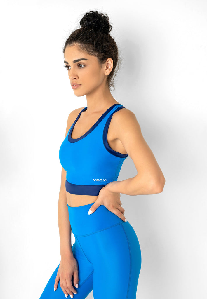 Blue Sports Bra - luxury activewear and Activewear | Women's Sportswear & Gym Clothes