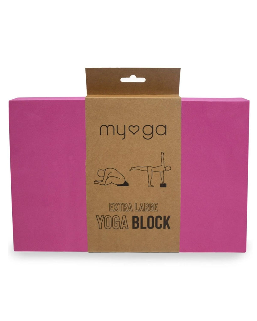 Pink Foam Yoga Block - High Quality Foam & Cork Yoga Blocks - best eco friendly yoga essentials
