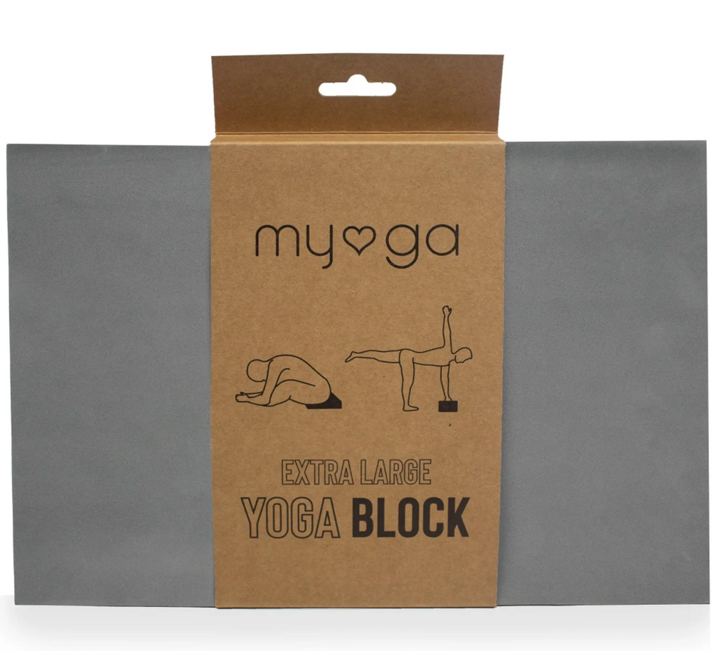 Grey Foam Yoga Block - High Quality Foam & Cork Yoga Blocks - best eco friendly yoga essentials