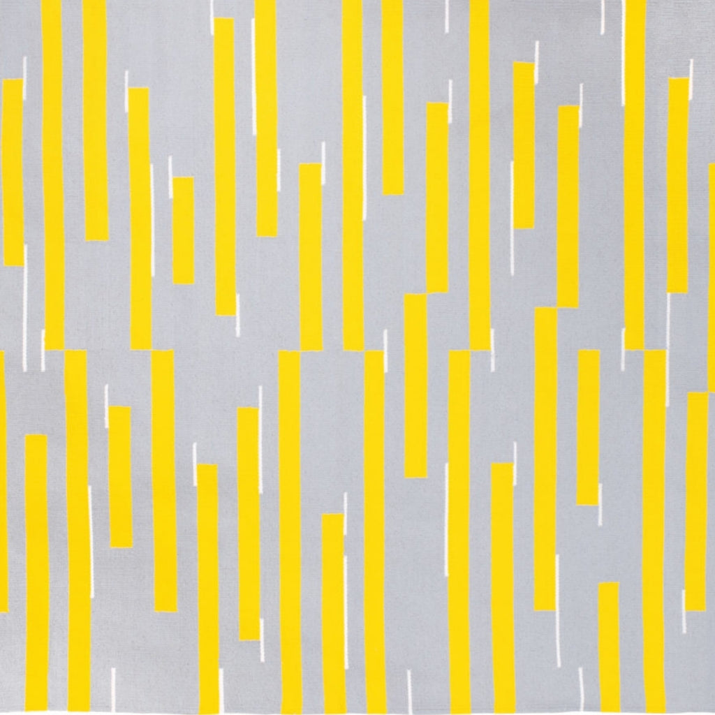 yellow stripe rug