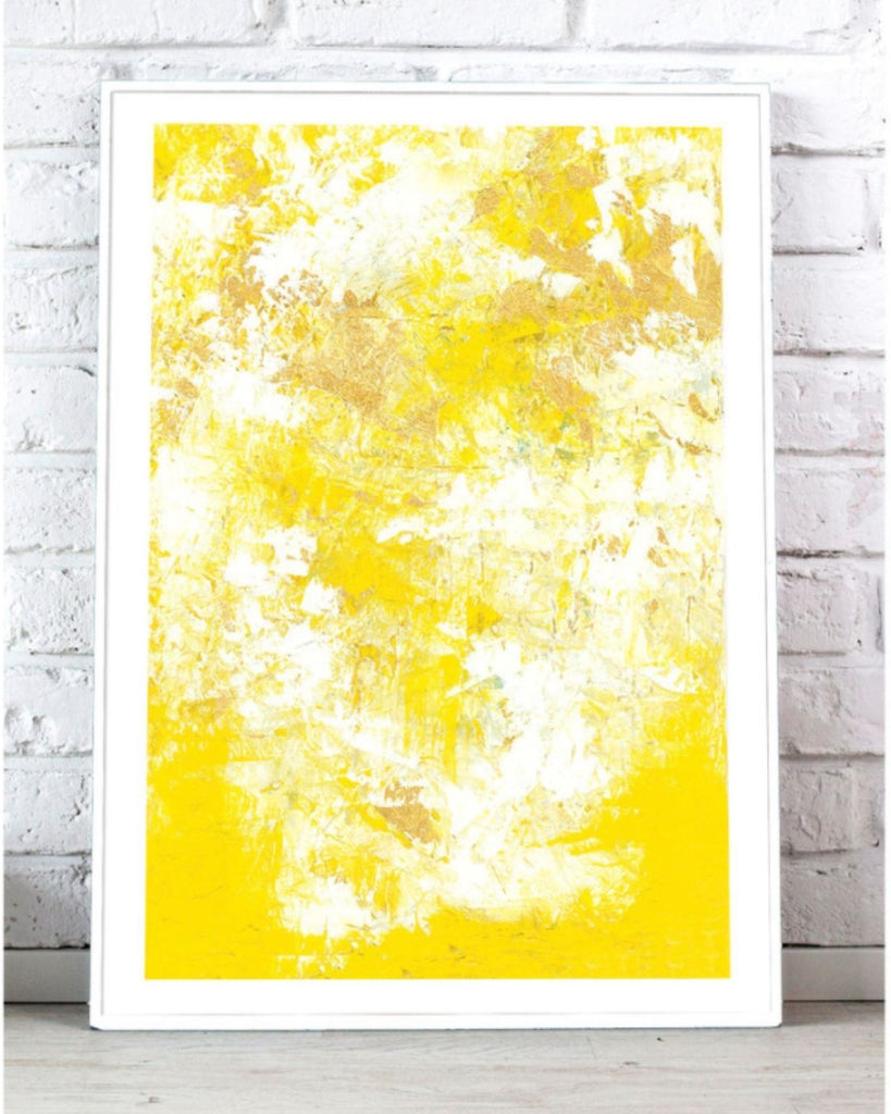 Yellow wall art - Eco-Friendly Gifts for Conscious Gifting 2022