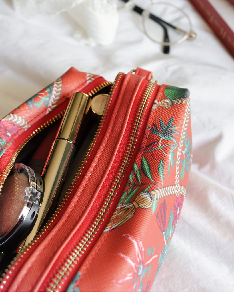Wash bag travel essentials for sustainable luxury lover