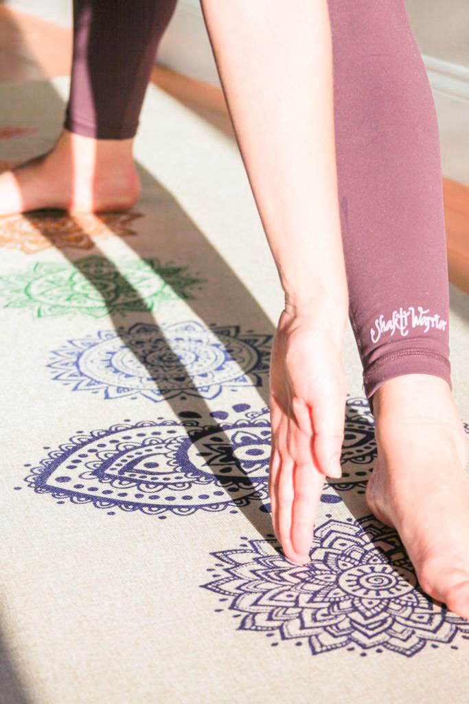CHakra Yoga Mat - Vegan Yoga Mat - Eco Friendly Yoga Mat. -Shakti Warrior Yoga mat