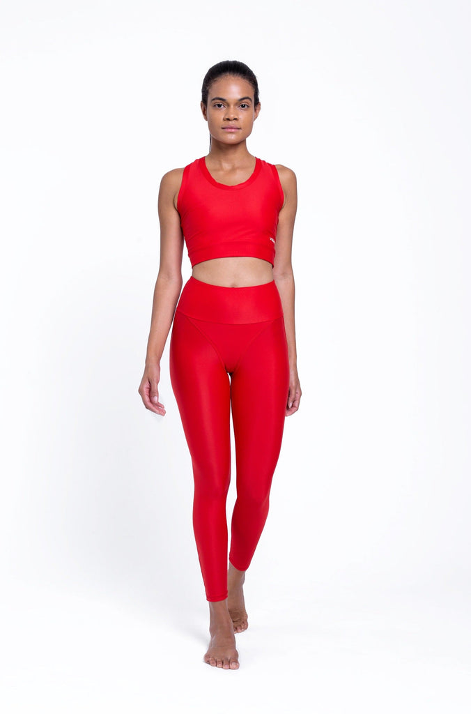 red activewear -red leggings - red activewear leggings - red running - red yoga leggings
