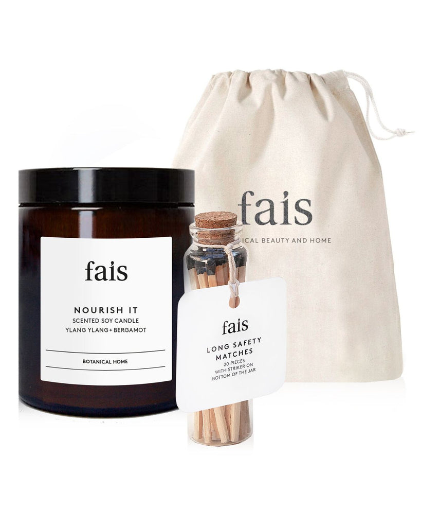 vegan luxury scented candles and home fragrance by fais botanicals