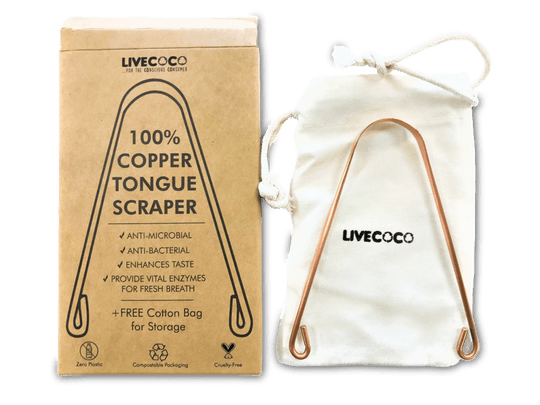 Pure Copper Tongue Scraper (anti-microbial)
