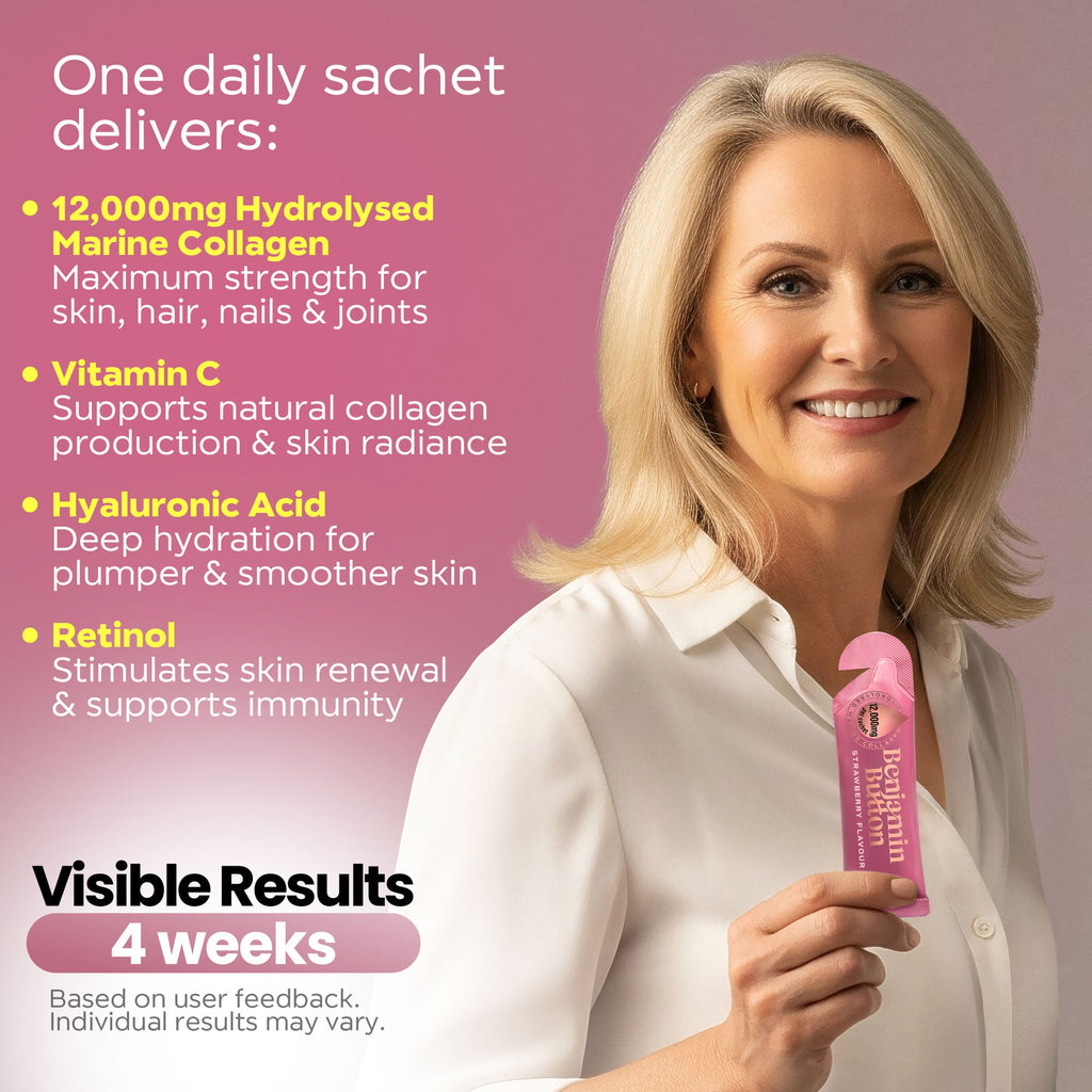 Perimenopause Collagen - best collagen for women with strawberry flavour made marine collagen