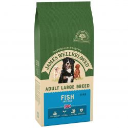 JAMES WELLBELOVED Adult Dog Large Breed Fish & Rice 12kg