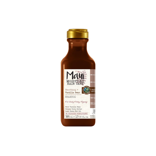 Maui Moisture Smooth & Repair + Vanilla Bean Shampoo Smoothing Moisture for Unruly Hair 385 ml/13.1 oz