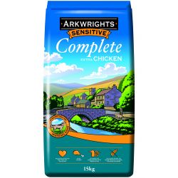 ARKWRIGHTS SENSITIVE extra complete chicken dog food 15KG