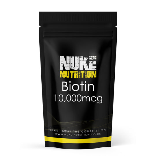 Biotin 10,000μg Healthy Hair Growth, Skin and Nails High Strength Tablets