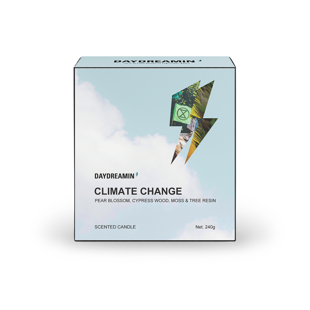 luxury candles - Climate Change Scented Candle by DAYDREAMIN' UK | Gift Box