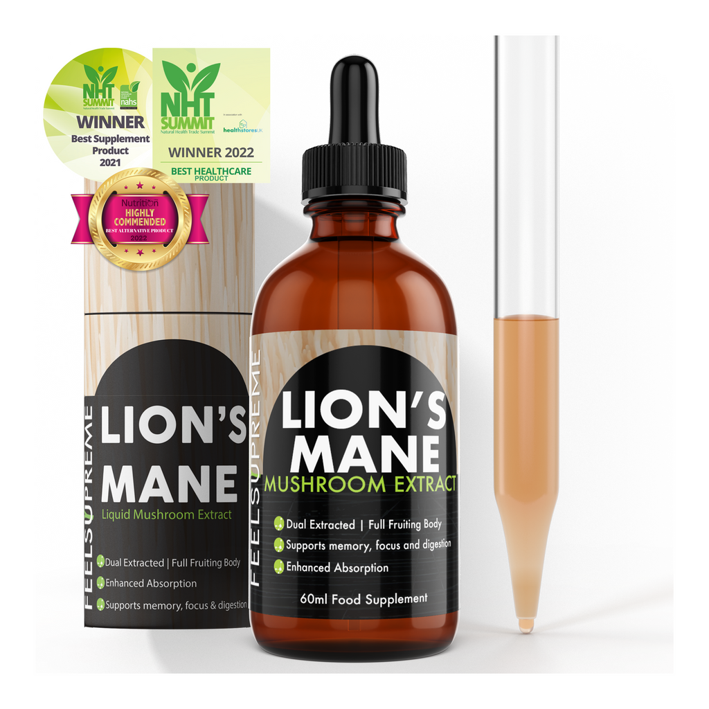 lions mane drops extract lion's mane liquid 