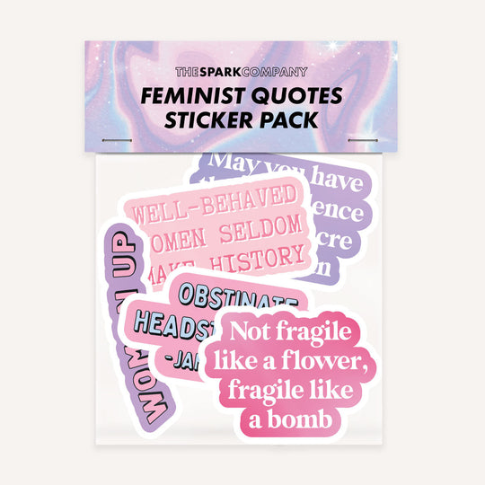 Feminist Quotes Sticker Pack
