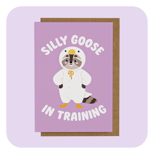 A6 Greeting Card - Silly Goose In Training