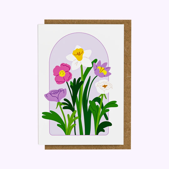 A6 Greeting Card - Wild Flowers