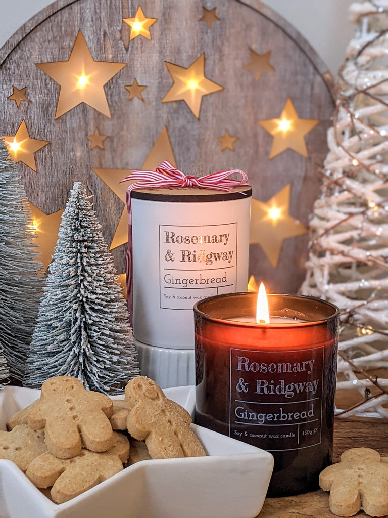 luxury christmas candle - gingerbread candle
