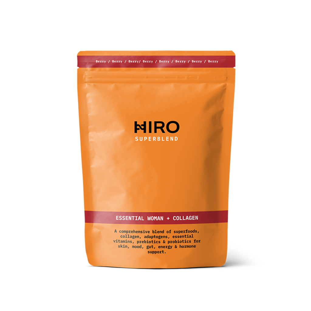 Daily Superblend Designed for Female Health. Hiro Mix balances hormones & supports the female cycle, reduces bloating, inflammation, & supports gut health