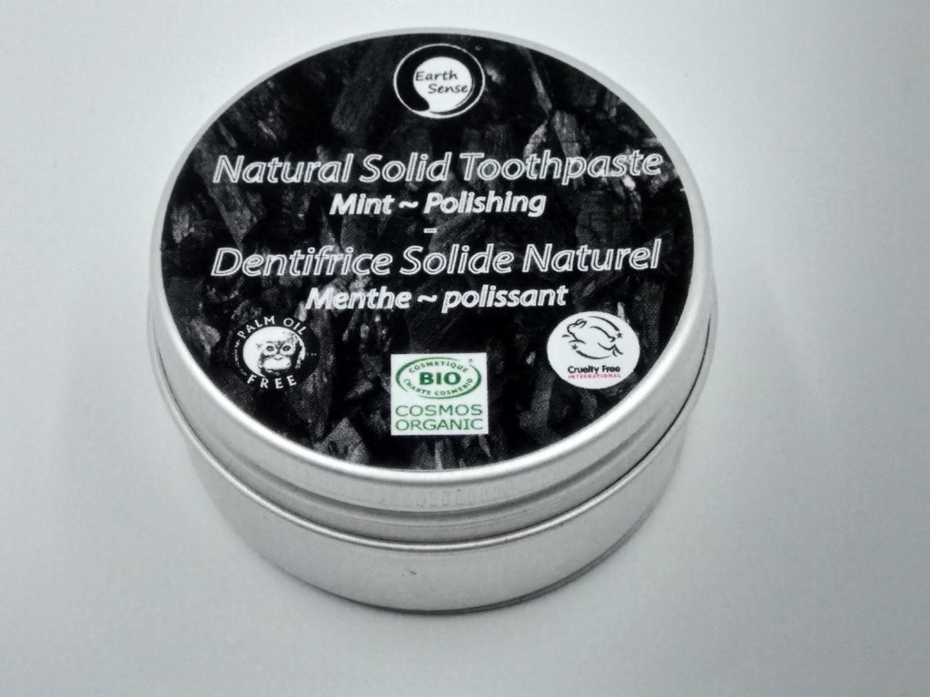 Natural Organic Certified Solid Toothpaste - Polishing - Earthsenseorganics