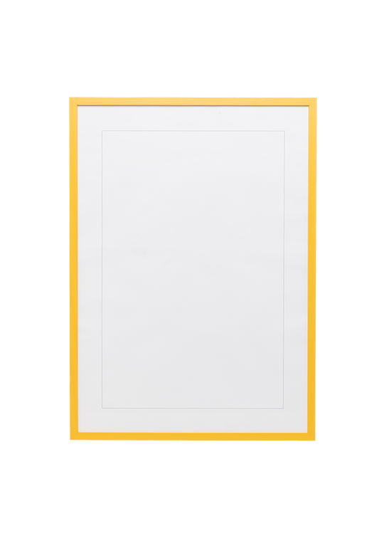 Naples Yellow Wood Picture Frame