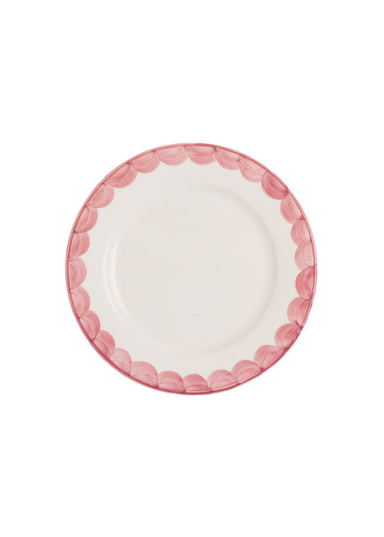 Pink Scallop Side Plate