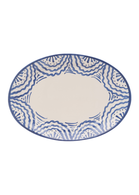 Large Blue Platter