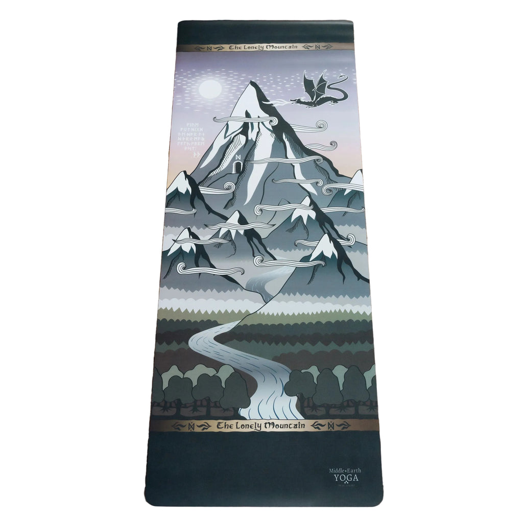 luxuyry printed yoga mat for lord of the rigns fan