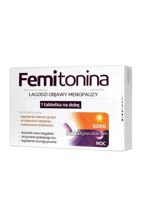 Femitonina Lagodzi Objawy Menopauzy (Relief of Menopause Symptoms) - 30 Tablets