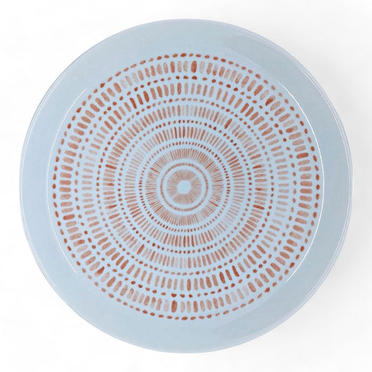 Porcelain Serving Plate&Platter Victorian Orange 26cm