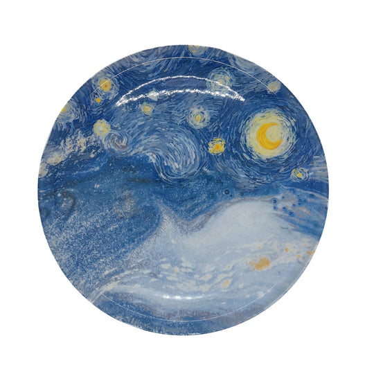 Porcelain Serving Plate Van Gogh Starry Night