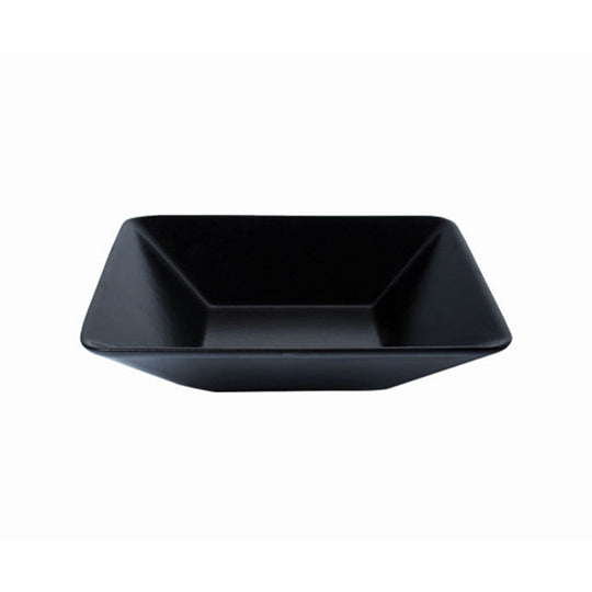 Ceramic Snack Black Plate 19cm