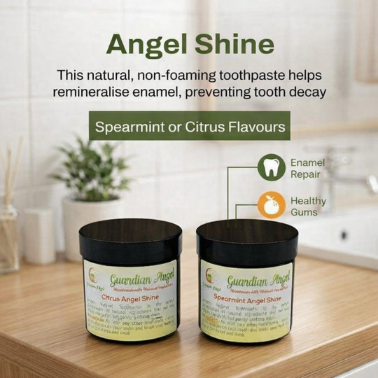 Angel Shine! Natural Toothpaste - Citrus or Mint & Citrus - for Children and Adults