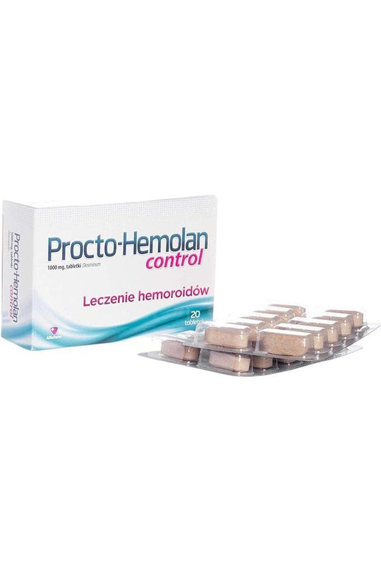 Procto-Hemolan Control 1000 mg Diosmin - 20 Tablets