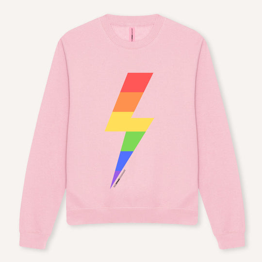 Rainbow Lightning Bolt Sweatshirt