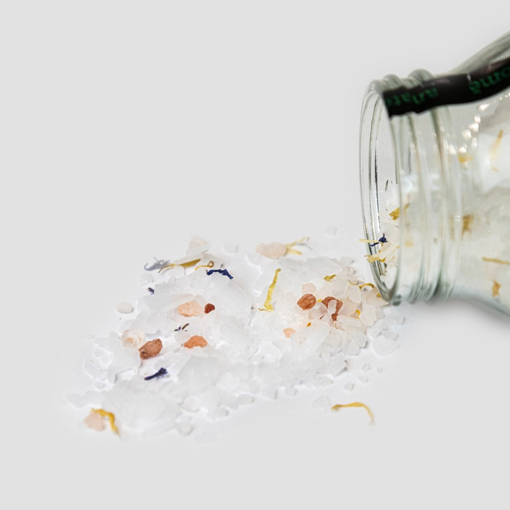 A mineral-rich salt blend with essential oils to promote relaxation, recovery, and deep, restful sleep. - luxury bath salt