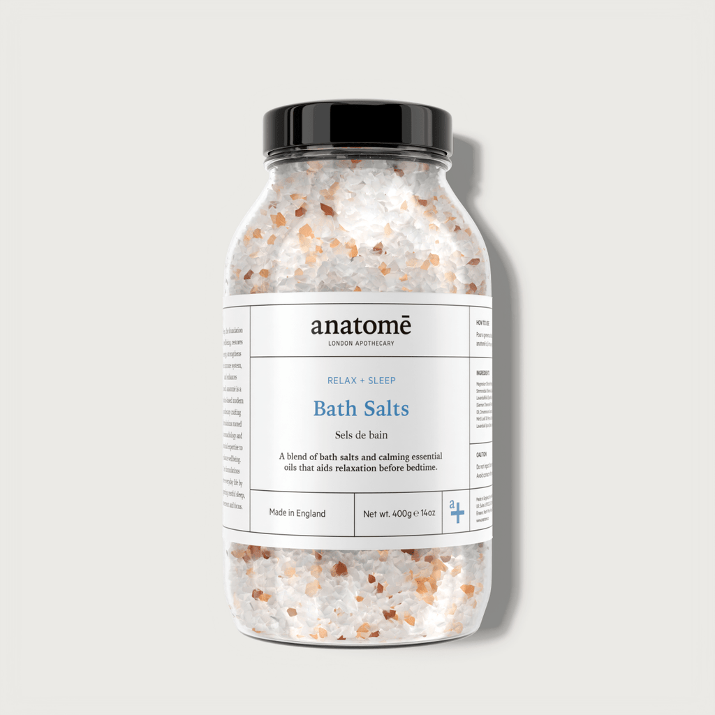 A mineral-rich salt blend with essential oils to promote relaxation, recovery, and deep, restful sleep. - luxury bath salt