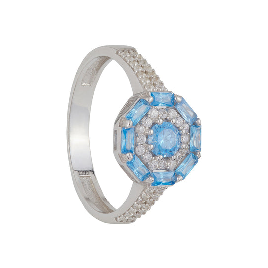 Something Blue Ring: Silver