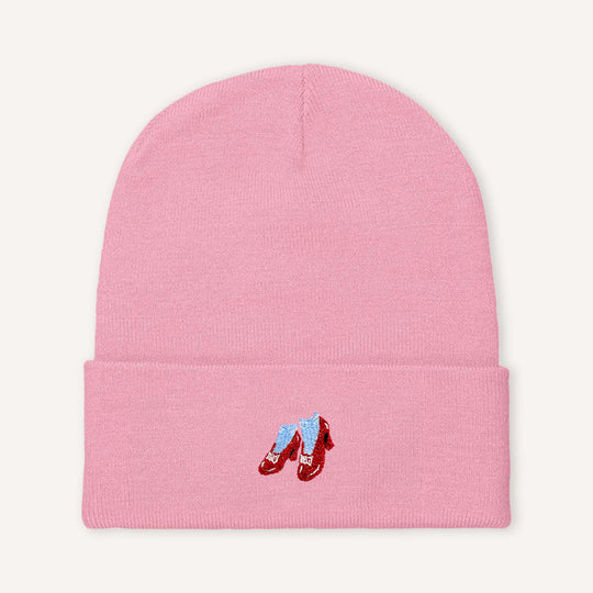 Ruby Slippers Embroidered Beanie Hat