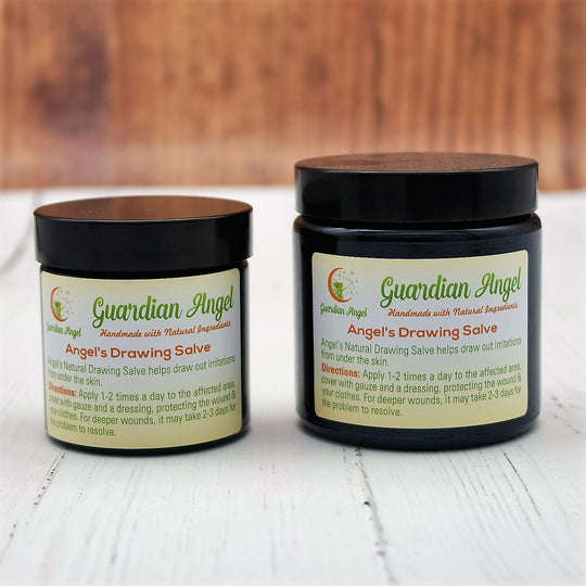 Drawing Salve- splinters, boils, thorns, pimples, ingrown hairs, and bug bites.
