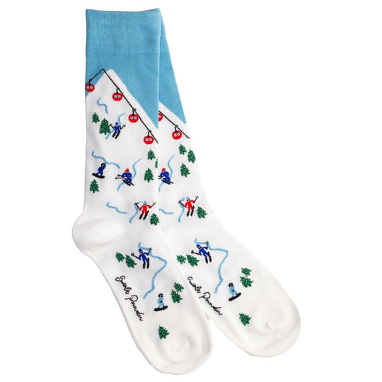 Ski Slope Bamboo Socks