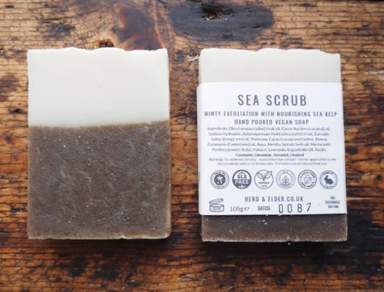 EXFOLIATING SOAP BAR SEAWEED x 2