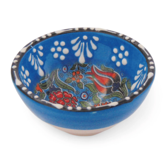 Handmade Ceramic Bowl Tulip Navy 8cm