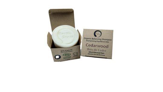 Organic Solid Shampoo with Cedarwood - Oily & All Hair Types