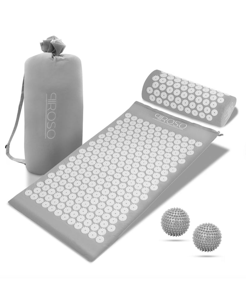 Best Eco gifts for her. - Eco Acupressure Mat And Pillow Set Unique Yoga gifts