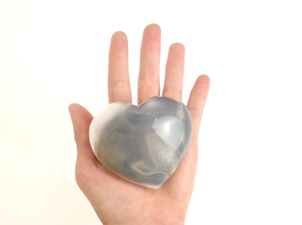 Agate Pure Crystal Heart - Kati Kaia - UK