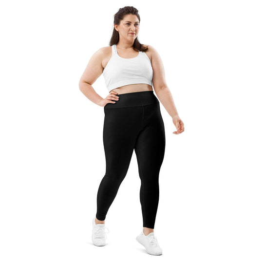 iSAW Womens Black XL Leggings - Comfort Fit
